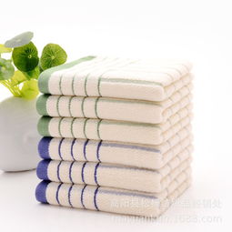 特价纯棉经典素色条纹毛巾 高阳厂家直销，打造品质生活与商务礼赠之选